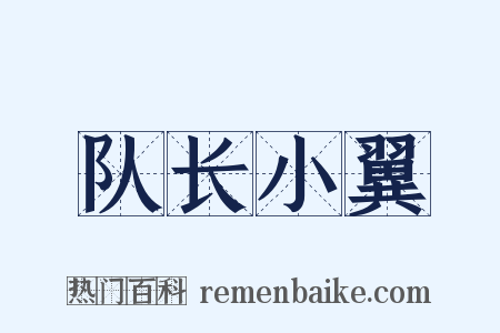 队长小翼是什么意思的图片